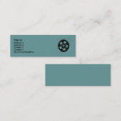 kaartje mini visitekaartje (Voorkant / Achterkant)