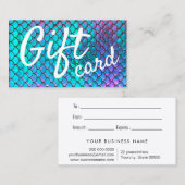 kaartje voor cadeau visitekaartje (Voorkant / Achterkant)