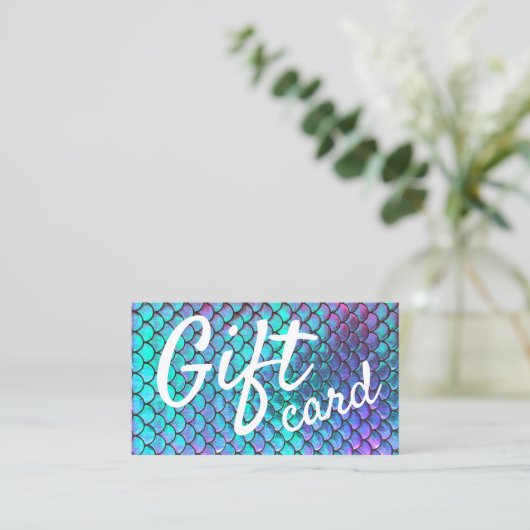 kaartje voor cadeau visitekaartje (Staand voorkant)