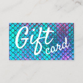 kaartje voor cadeau visitekaartje