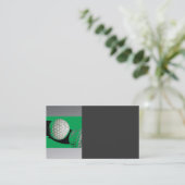 kaartje voor golfballen visitekaartje (Staand voorkant)