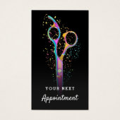 kaartje voor haarstylist (Voorkant)