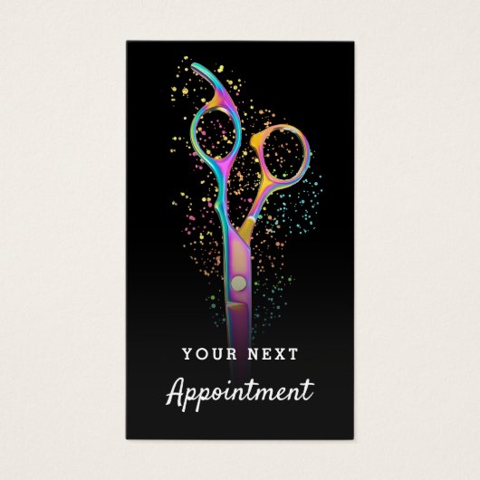 kaartje voor haarstylist (Voorkant)