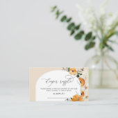 Kaartje voor Herfst van Florence Informatiekaartje (Staand voorkant)