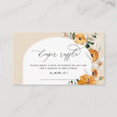 Kaartje voor Herfst van Florence Informatiekaartje (Voorkant)