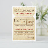  kaartje voor het ontvangen van kaartjes voor thea informatiekaartje (Staand voorkant)