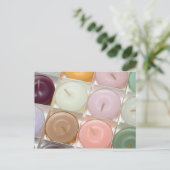 Kaartje voor kaarsfeest briefkaart (Staand voorkant)