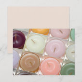 Kaartje voor kaarsfeest briefkaart (Voorkant / Achterkant)