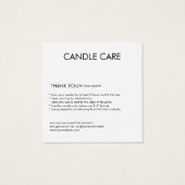 Kaartje voor Logo (Achterkant)