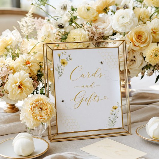 Kaartjes en Cadeaus Bord  Poster