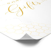 Kaartjes en Cadeaus Bord  Poster (Hoek)