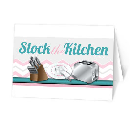 Kaartjes om te bedanken voor Stock the Kitchen Bru Bedankkaart