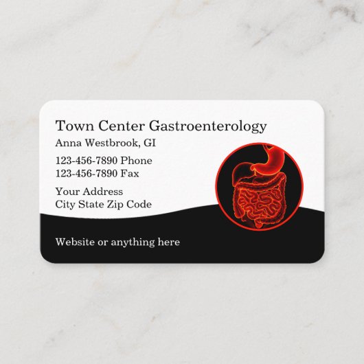 Kaartjes voor gastro-enterologen (Voorkant)