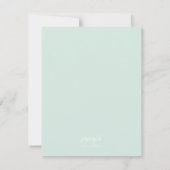 Kaartjes voor ijscoupes bedankjes (Blauw) (Achterkant)