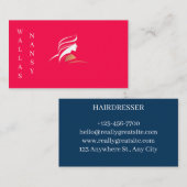 Kaartjes voor kappersen (Voorkant / Achterkant)