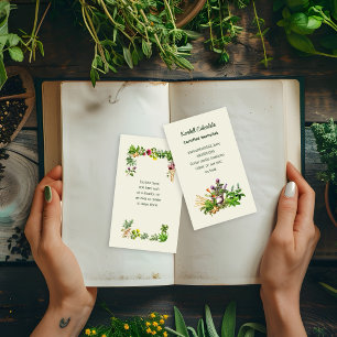Kaartjes voor kruidendokters en natuurheelkundigen