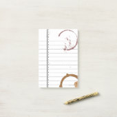 kaartjes voor schrijfpapier post-it® notes (Op bureau)