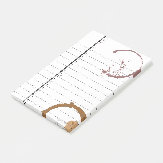  kaartjes voor schrijfpapier post-it® notes (Schuin)