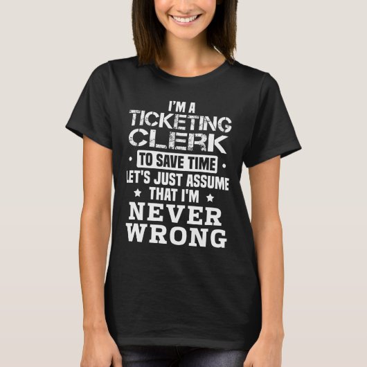 kaartjesverkoper t-shirt (Voorkant)