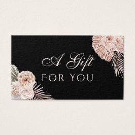 Kaartkaart voor Tropische rozen Visitekaartje