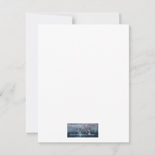 Kaartkaartenkaart Grootmoederziekte Bedankkaart (Achterkant)