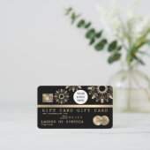 Kaartkaartje voor kerstmis Snow Visitekaartje (Staand voorkant)