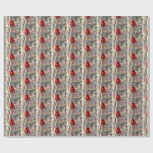Kaartkardinalen Verpakkingspapier Cadeaupapier (Vlak)