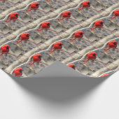 Kaartkardinalen Verpakkingspapier Cadeaupapier (Hoek)