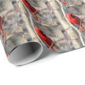 Kaartkardinalen Verpakkingspapier Cadeaupapier (Rol Hoek)