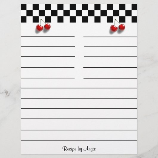 Kaartkersen Ontvang papier 8.5 x 11 Flyer (Voorkant)