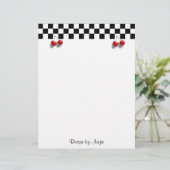Kaartkersen Ontvangpapier (Staand voorkant)