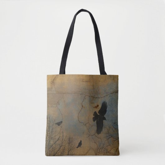  kaartkunst tote bag (Voorkant)