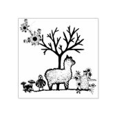 Kaartmaken voor dieren rubberstempel (Afrduk)