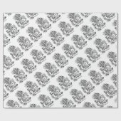 Kaartmedewerkers afspelen cadeaupapier (Vlak)