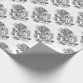 Kaartmedewerkers afspelen cadeaupapier (Hoek)