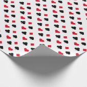 Kaartmodel afspelen cadeaupapier (Hoek)