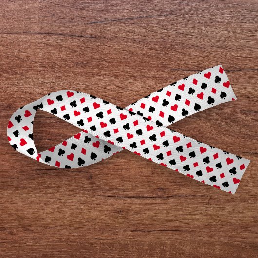 Kaartmodel afspelen satijnen lint