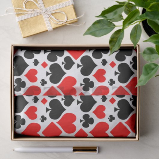 Kaartmodel afspelen tissuepapier (Geschenk)