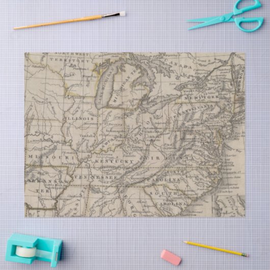  kaartontwerp 9 tissuepapier (Craft)