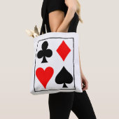 Kaartontwerp leggings tote bag (Dichtbij)