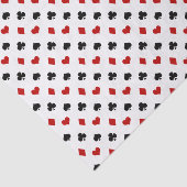 Kaartpakketten | Pokerthema | Tissuepapier (Detail)