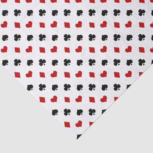 Kaartpakketten | Pokerthema | Tissuepapier (Detail)
