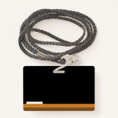 Kaartpasje voor kunststofzalen van alkbordzuster badge (Achterkant met draagriem)