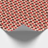 Kaartpatroon afspelen cadeaupapier (Hoek)
