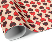 Kaartpatroon afspelen cadeaupapier (Rol Hoek)