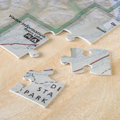 Kaartpuzzel Denali (Alaska) Legpuzzel (Zijkant)