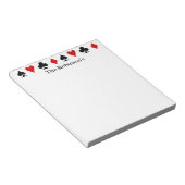 Kaartscore afspelen ~ Aangepast Notitieblok (Schuin)