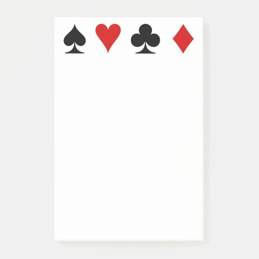 Kaartscore afspelen post-it® notes (Voorkant)