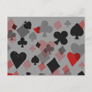  kaartslak - Rood en zwart Briefkaart