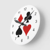 Kaartsleuven voor ontwerp, wandklok (Hoek)